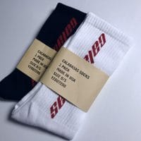img_4219 Calabasas Logo Print Socks