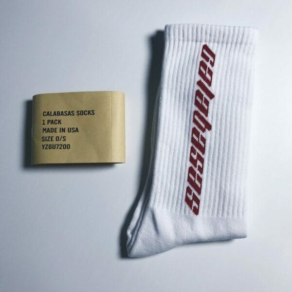 Calabasas Logo Print Socks