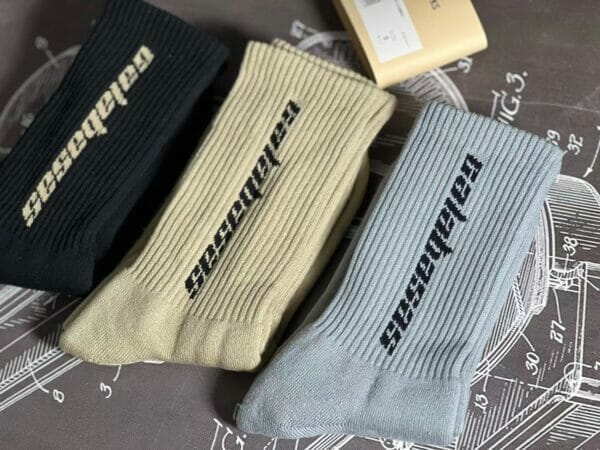 Calabasas Logo Print Socks