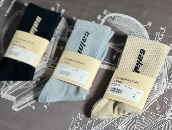 Calabasas Logo Print Socks