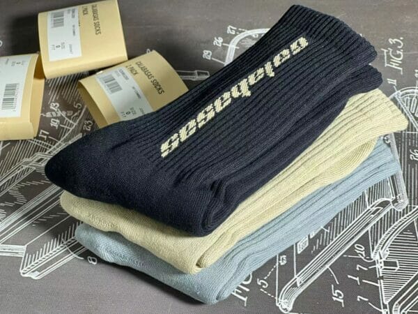 Calabasas Logo Print Socks