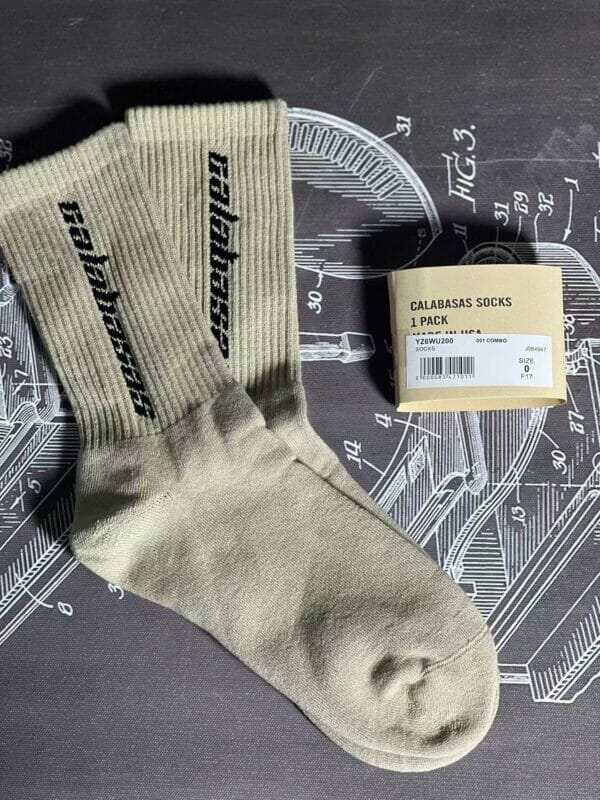 Calabasas Logo Print Socks