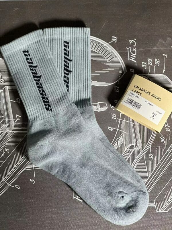 Calabasas Logo Print Socks