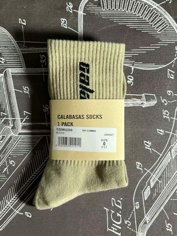 Calabasas Logo Print Socks