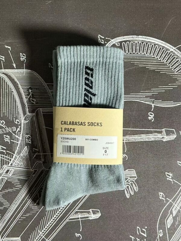 Calabasas Logo Print Socks