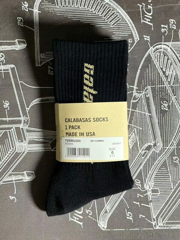 Calabasas Logo Print Socks