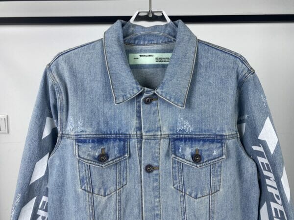 Off White Temperature Denim Jacket