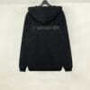 Balenciaga  Crossed Out Logo Print Hooded Sweatshirt