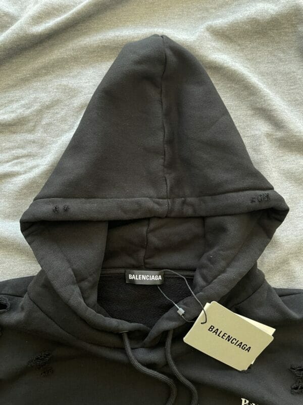 Balenciaga Distressed Political Campaign Hoodie
