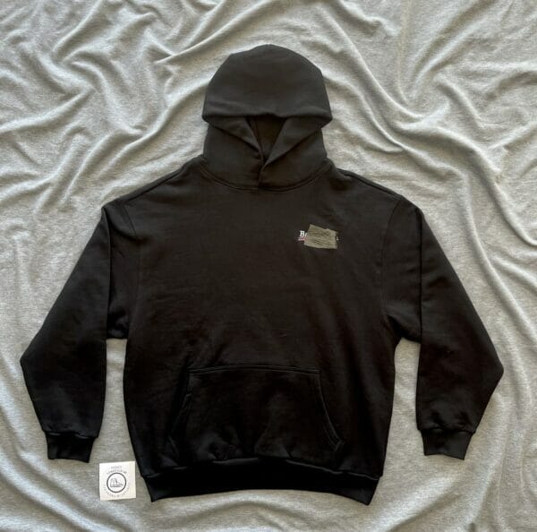 Balenciaga Embroidered Taped Out Political Campaign Hooded Sweatshirt