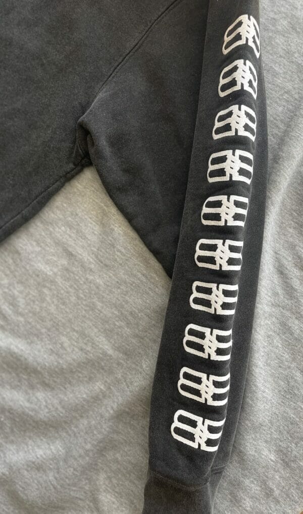 Balenciaga BB Distressed Paris Icon Hoodie