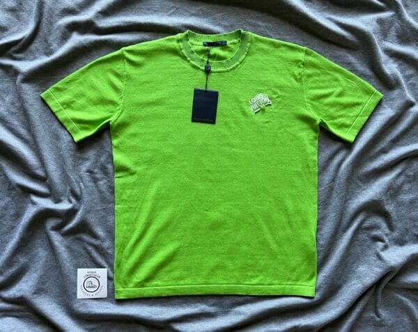 Louis Vuitton Knitted Lime Green T-shirt