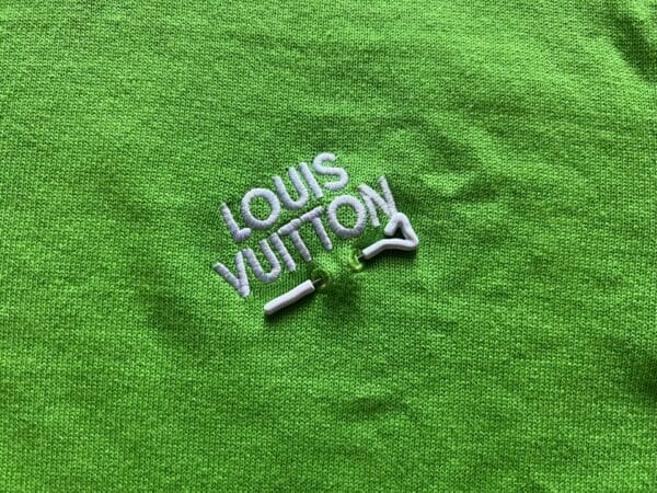 Louis Vuitton Knitted Lime Green T-shirt