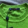 Louis Vuitton Knitted Lime Green T-shirt