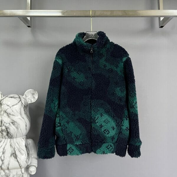 Louis Vuitton Jacquard Camo Fleece Blouson