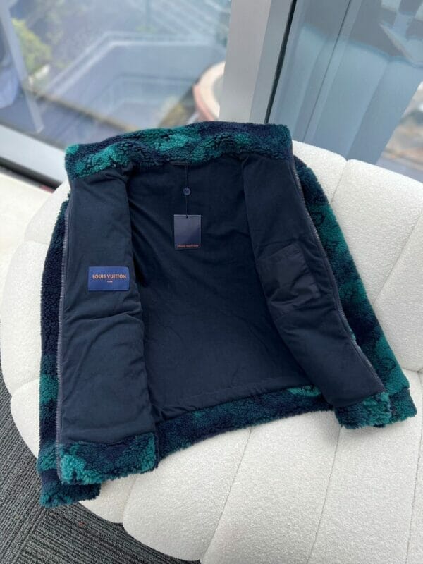 Louis Vuitton Jacquard Camo Fleece Blouson