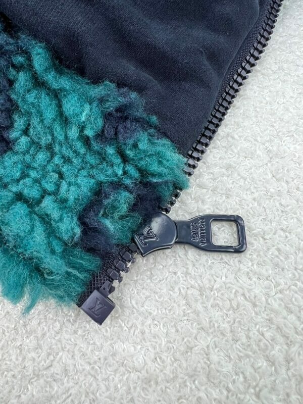 Louis Vuitton Jacquard Camo Fleece Blouson