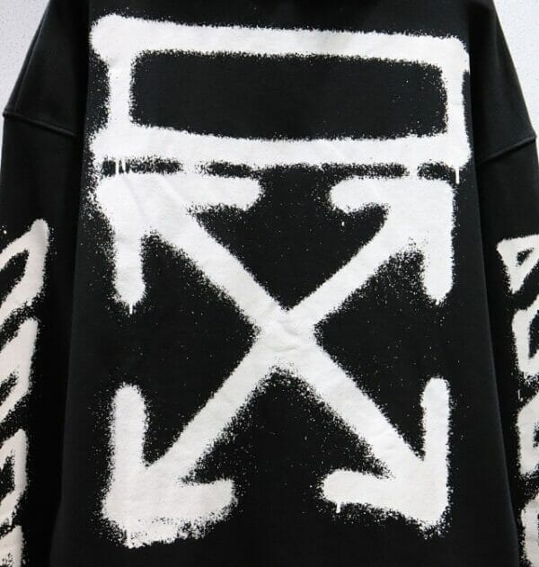 Off White Diagonals Hooded Sweater