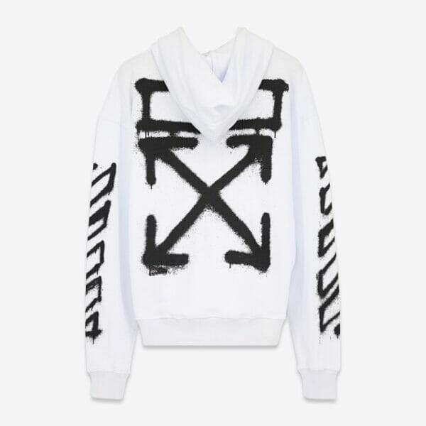 Off White Diagonals Hooded Sweater