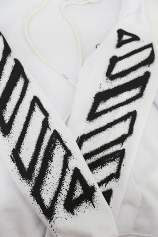 Off White Diagonals Hooded Sweater