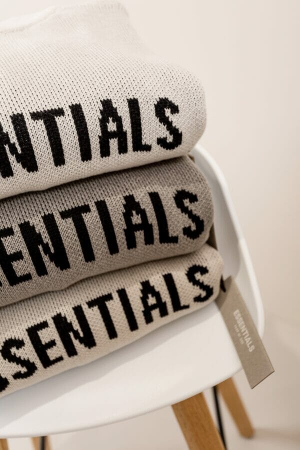 Fear of God Essentials Knitted Hooded Sweatshirt