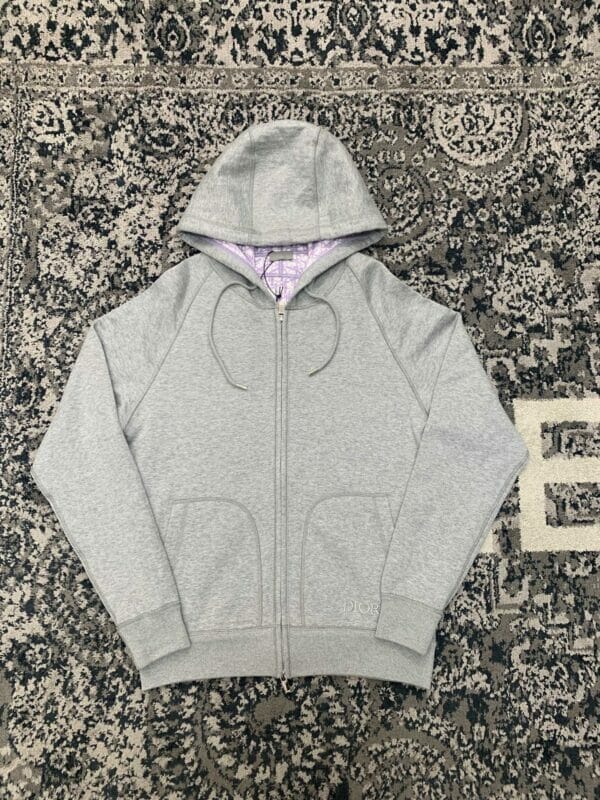 Dior Zip-up Hooded Sweatshirt