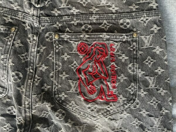 Louis Vuitton Monogram Denim Jeans (On hand)
