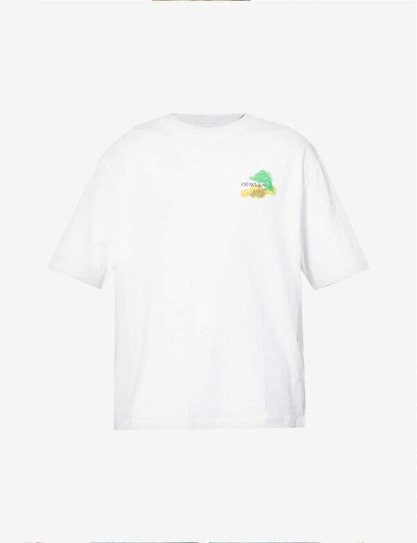 Off-White Brush Arr Over Skate S/S Tee White