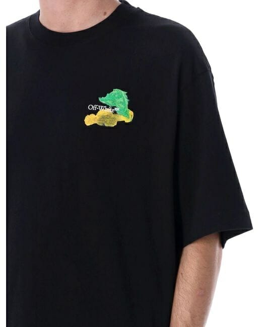 OFF-White Brush Arr Over Skate S/S Tee black (On hand)