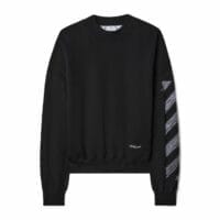 Off White Scribble Diag Boxy Crewneck