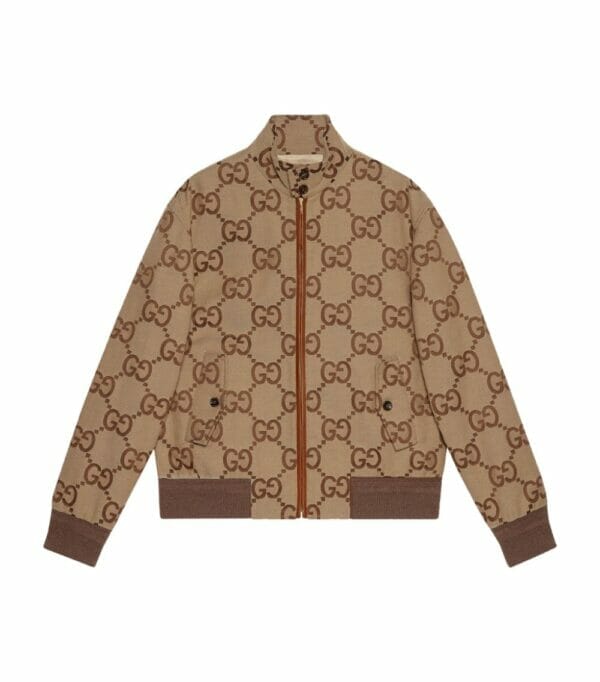 Gucci Canvas Leather Jacket