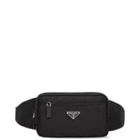 Prada logo-plaque belt bag