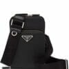 Prada triangle logo mini bag