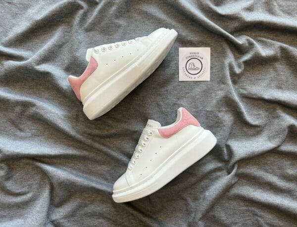 Alexander McQueen Pink & White Sneaker