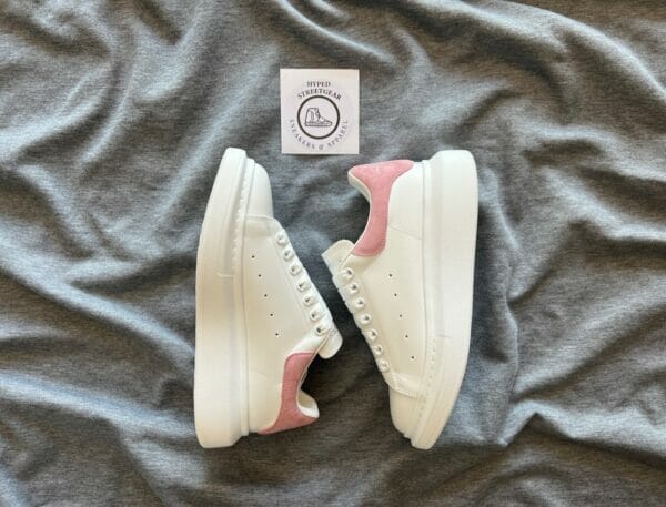 Alexander McQueen Pink & White Sneaker