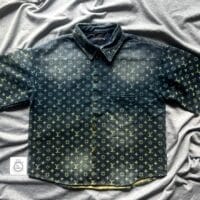Louis Vuitton Denim Monogram Button up shirt