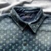 Louis Vuitton Denim Monogram Button up shirt