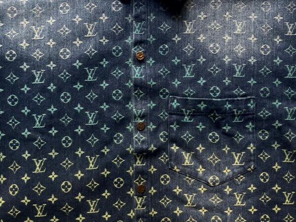 Louis Vuitton Denim Monogram Button up shirt
