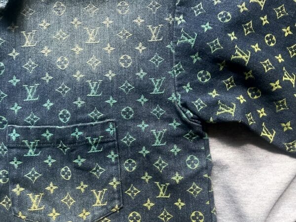 Louis Vuitton Denim Monogram Button up shirt