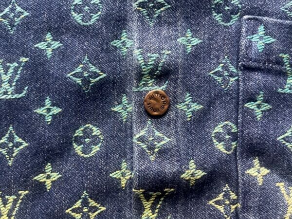 Louis Vuitton Denim Monogram Button up shirt