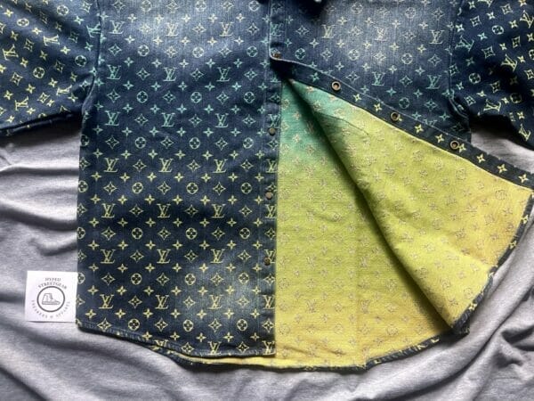 Louis Vuitton Denim Monogram Button up shirt