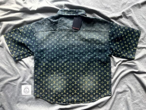 Louis Vuitton Denim Monogram Button up shirt