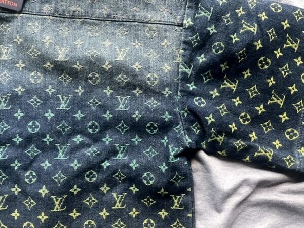 Louis Vuitton Denim Monogram Button up shirt