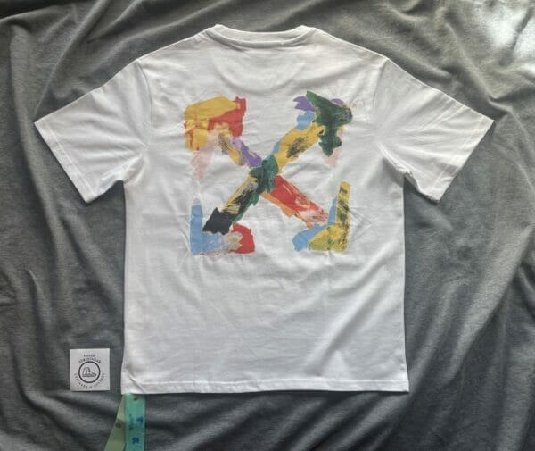 Off-White Brush Arr Over Skate S/S Tee White