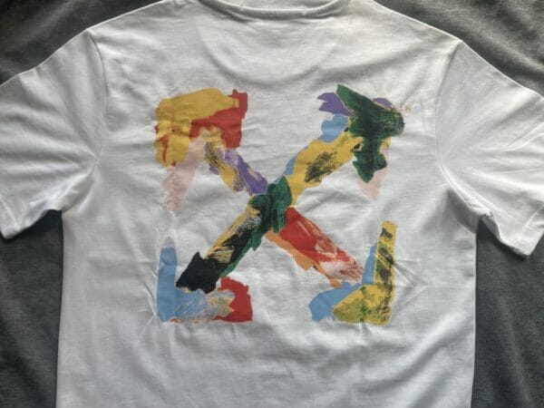 Off-White Brush Arr Over Skate S/S Tee White