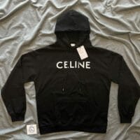 Celine logo-print hooded sweatshirt