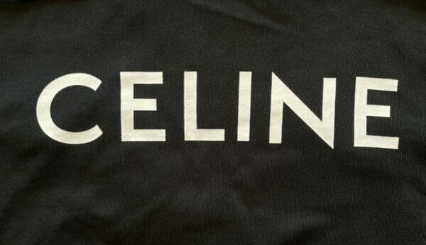 Celine logo-print hooded sweatshirt