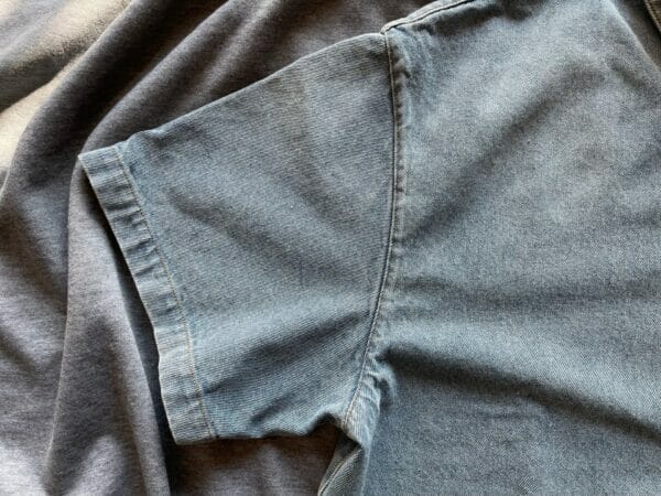 Prada denim button up shirt