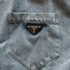 Prada denim button up shirt