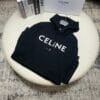Celine logo-print hooded sweatshirt